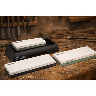 Conjunto de Afiação e Afiamento (4 Peças) com Bandeja – Kirschen (Sharpening and Honing Set) 1