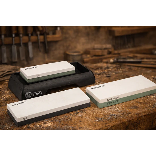 Conjunto de Afiação e Afiamento (4 Peças) com Bandeja – Kirschen (Sharpening and Honing Set) 1