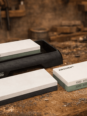 Conjunto de Afiação e Afiamento (4 Peças) com Bandeja – Kirschen (Sharpening and Honing Set)