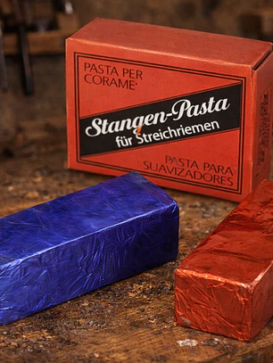 Pasta de Polimento para Strop (Vermelha / Preta) – Kirschen (Stropping Compound)