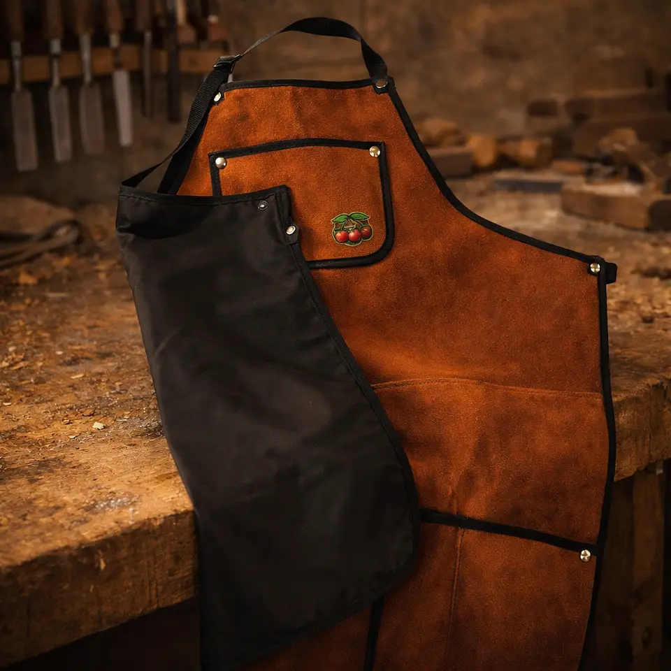Avental de Oficina em Camurça – Kirschen (Workshop Apron) 1