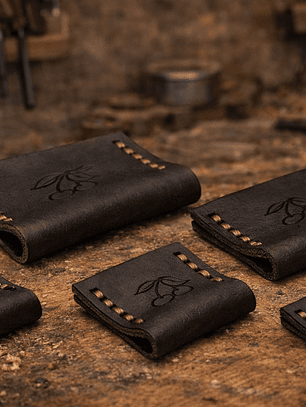 Conjunto de Protetores de Lâmina em Couro (6 Peças) para Formões 6–26 mm – Kirschen (Leather Chisel Blade Guards)