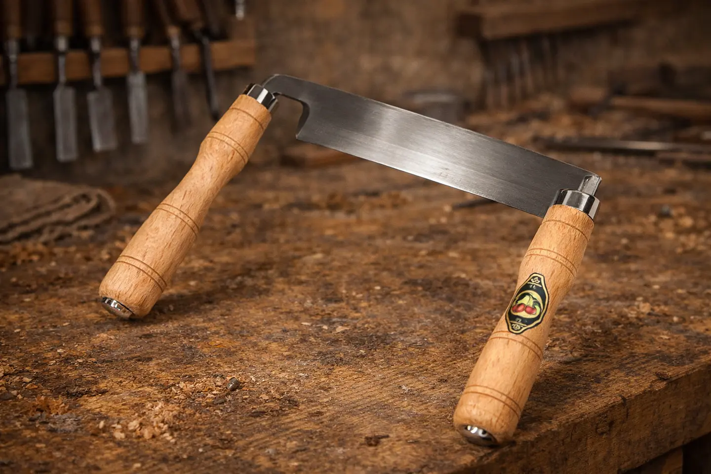 Raspador Curvo com Dois Cabos – Kirschen (Barrel Scraper) 1