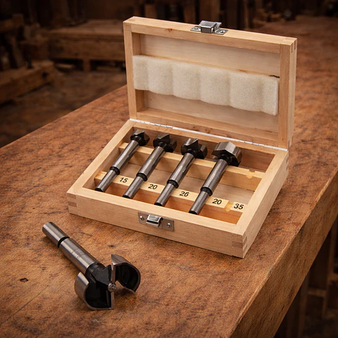Conjunto de Brocas Forstner para Madeira (5 Peças) – Faithfull (Forstner Bit Set)