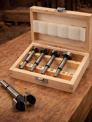 Conjunto de Brocas Forstner para Madeira (5 Peças) – Faithfull (Forstner Bit Set)