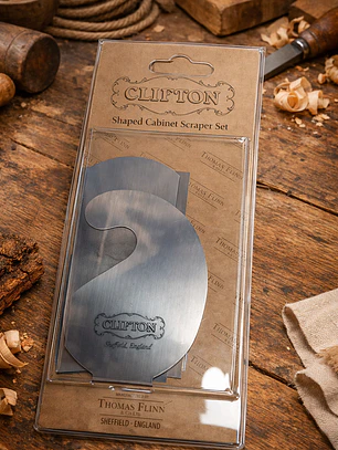 Clifton – Conjunto de Raspadores de Marcenaria (3 peças)
