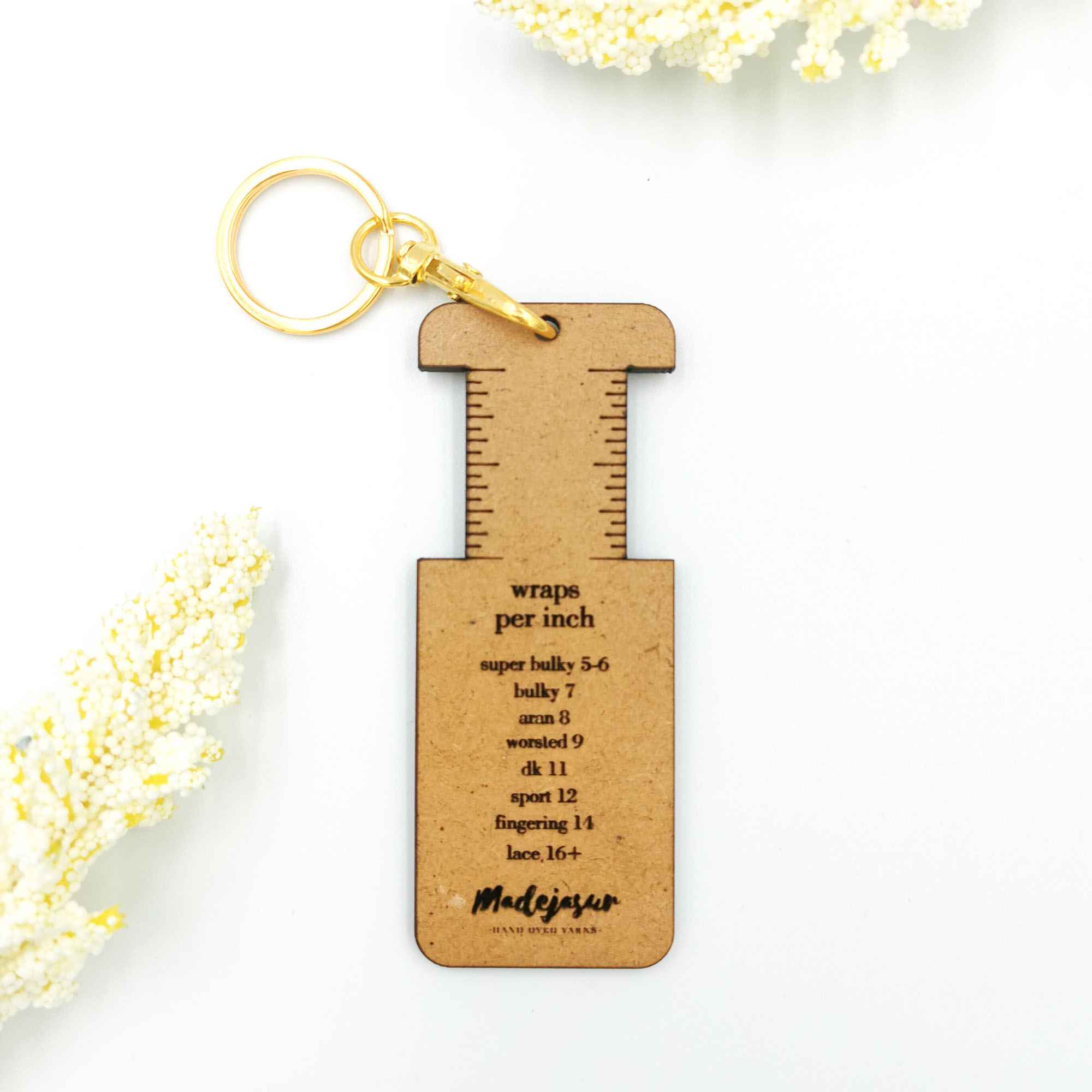 Regla Wraps per Inch (WPI) 1