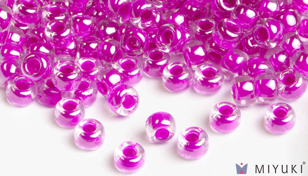 Fuchsia Lined Crystal AB 1