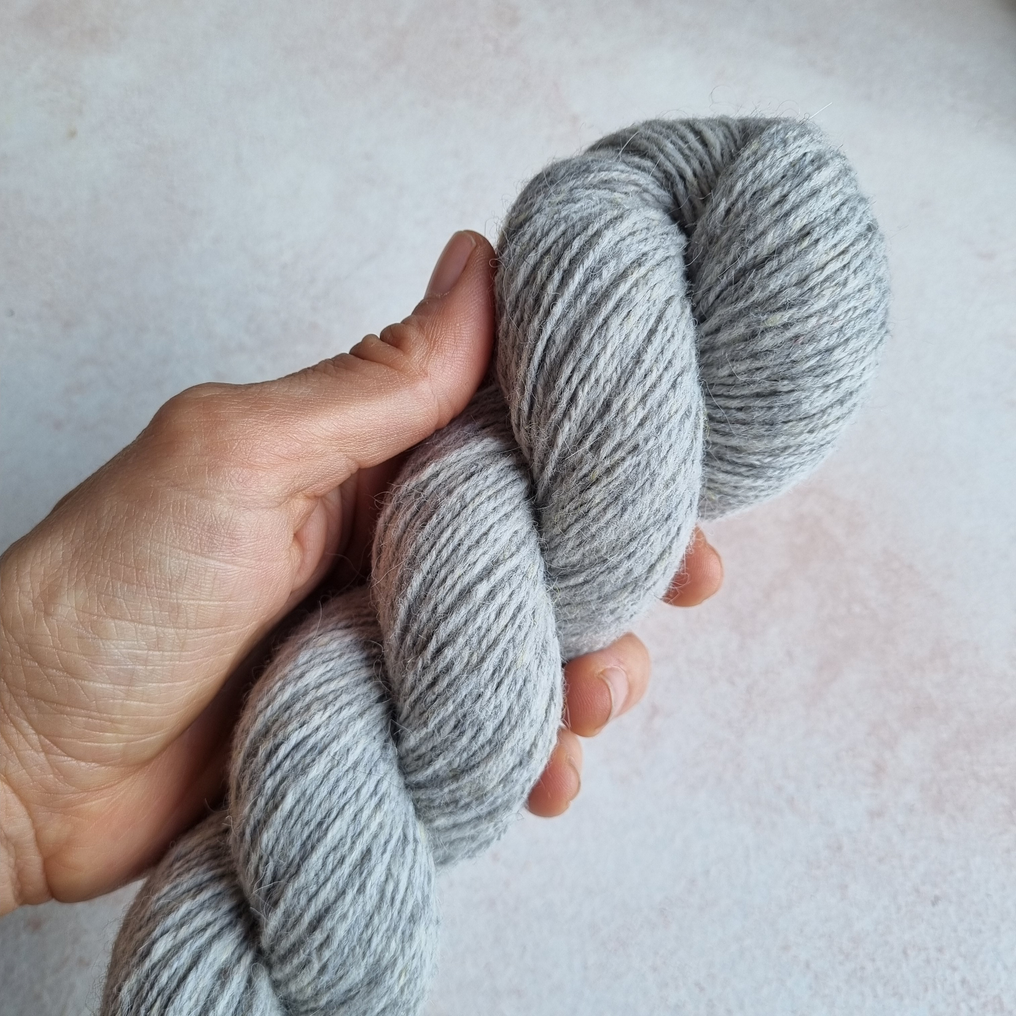 Shetland Aran Gris 1