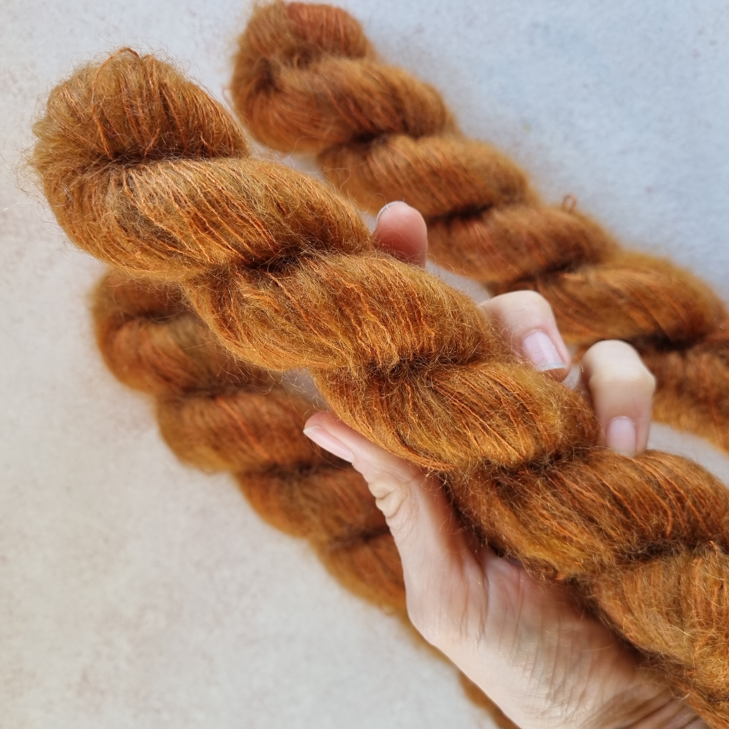 Caramelo Kid Mohair Silk 1