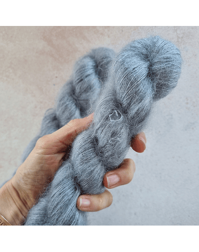 Silver Green Mohair