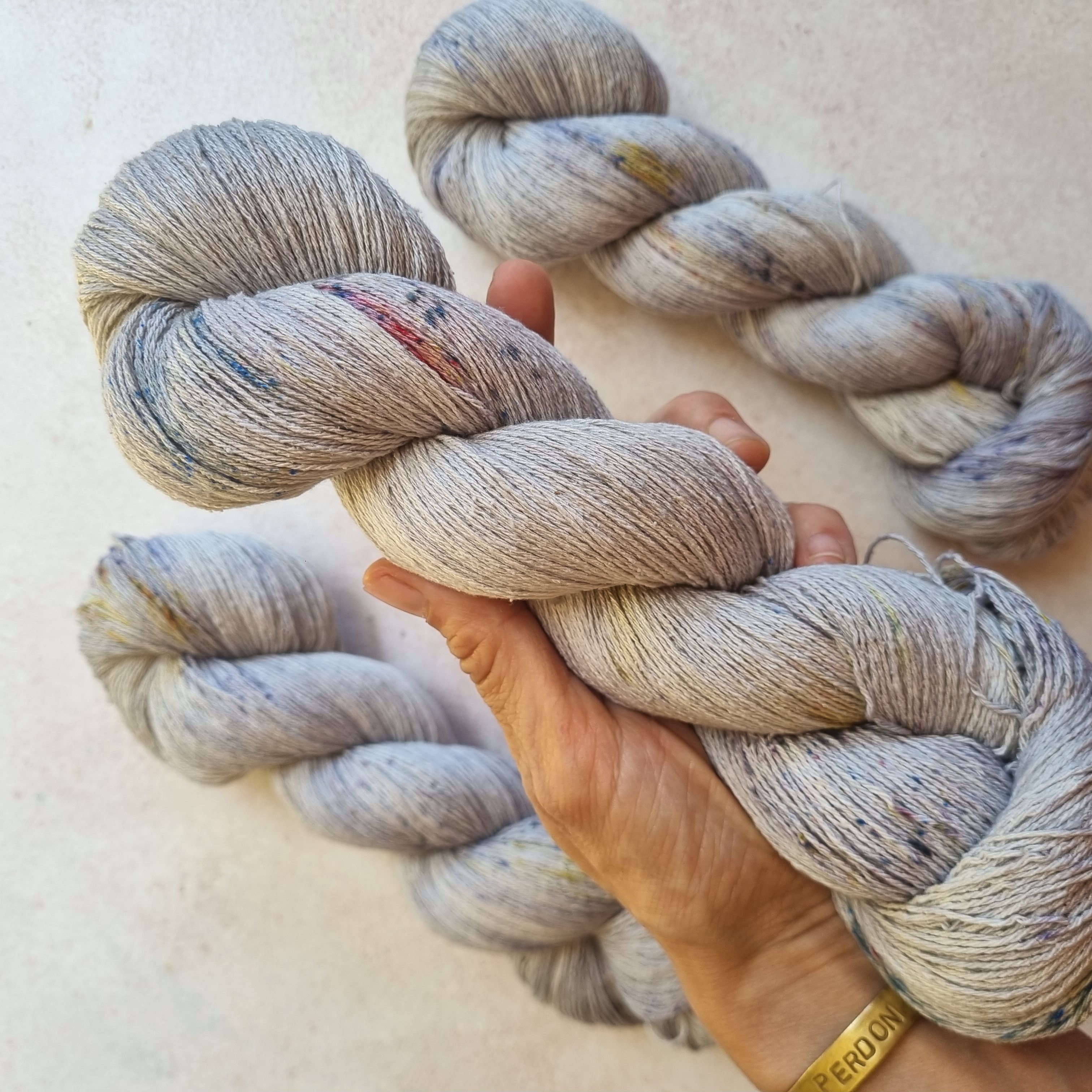 Light Midnight Seda Bourette 1