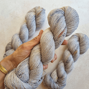 Light Midnight Silk Bourette