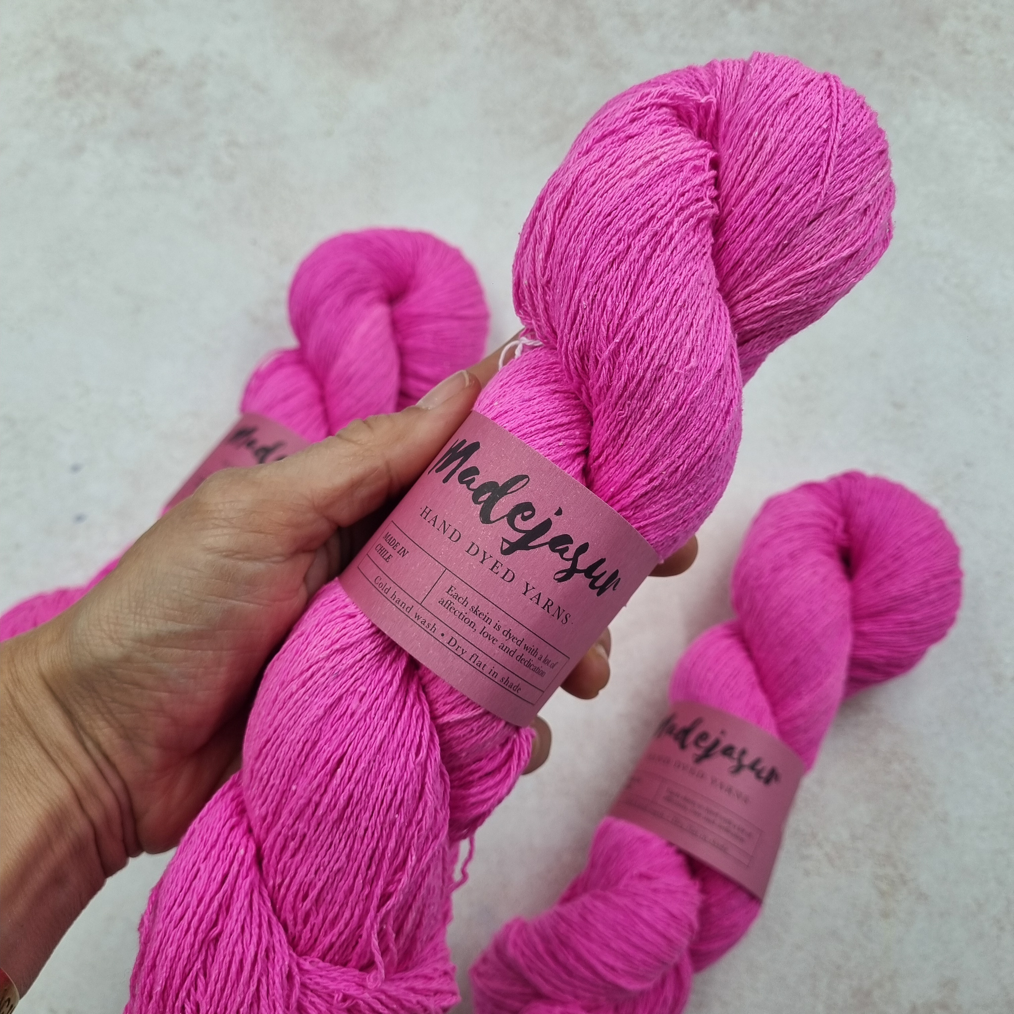 Lady Pink Seda Bourette 1