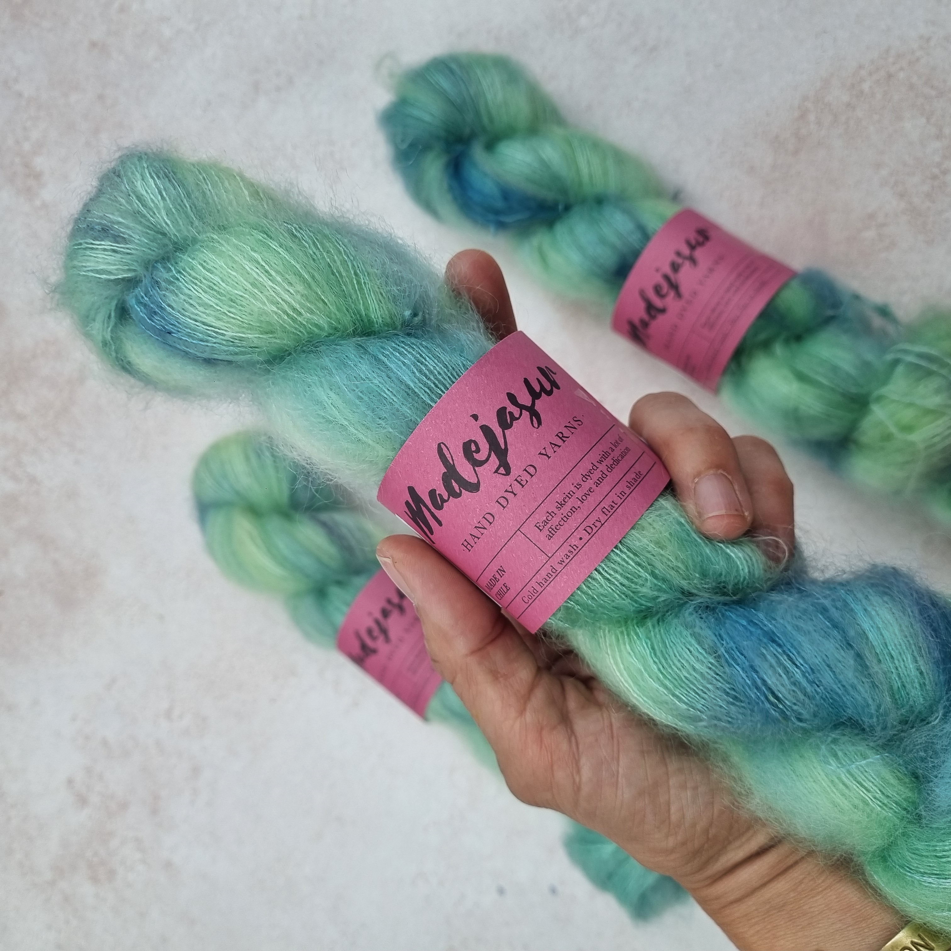 Verditer Kid Mohair Silk 1