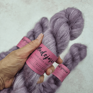 Velvet Plum Kid Mohair Silk