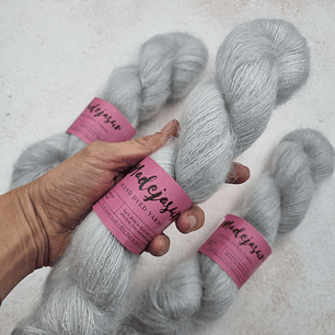 Baby Silver Kid Mohair Silk