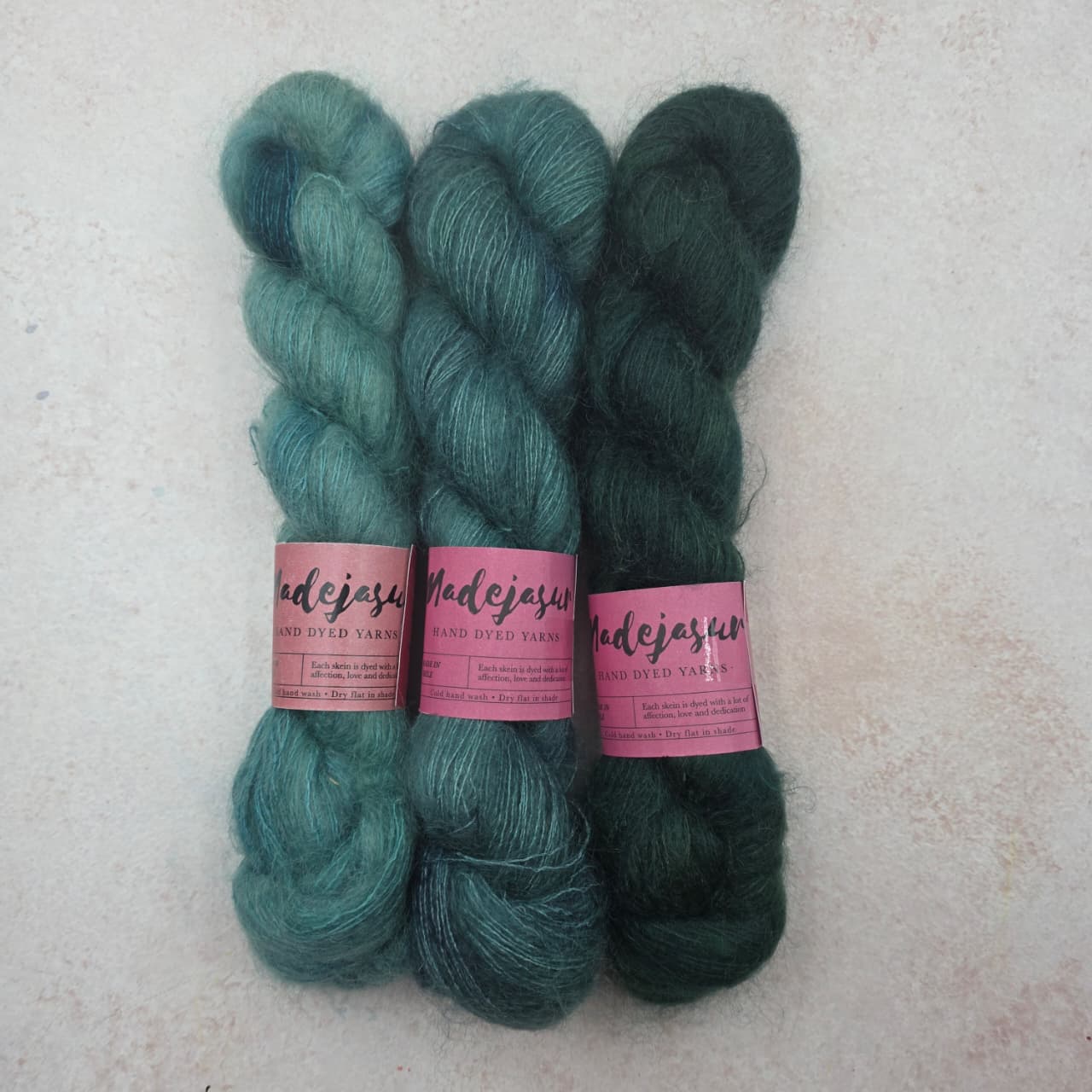 Pack Green Silk Kid Mohair Lace 1