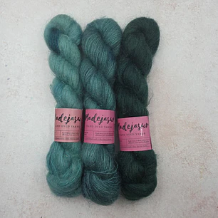 Pack Green Silk Kid Mohair Lace