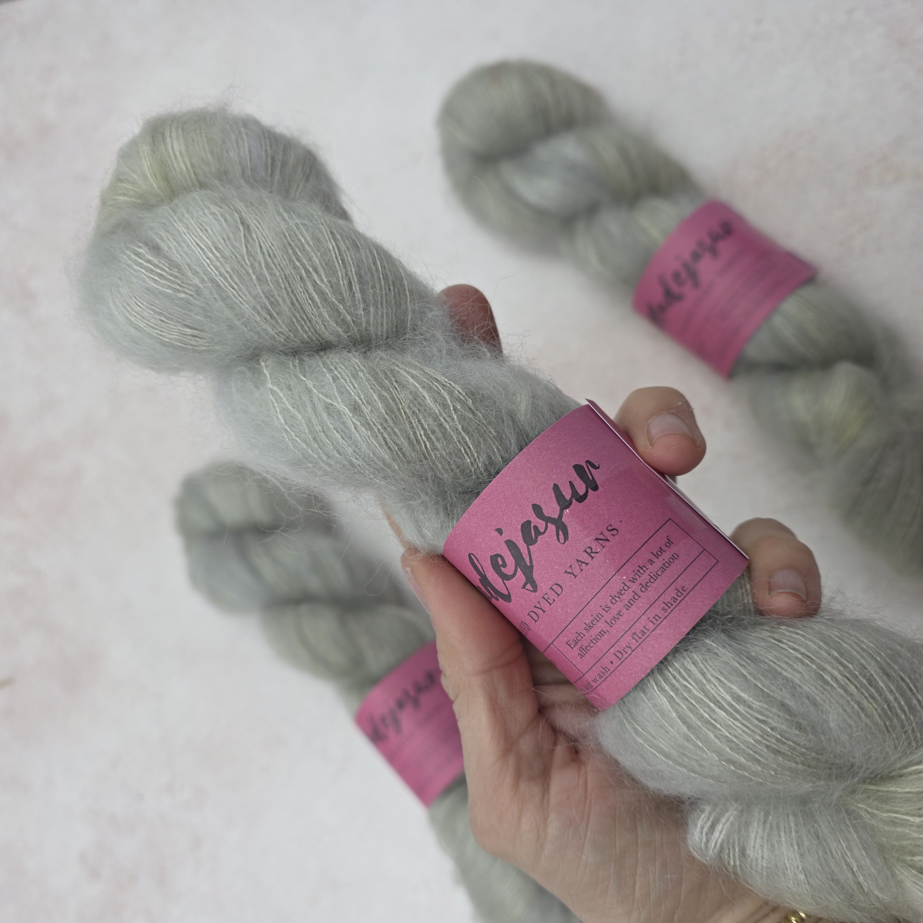 Light Salvia Kid Mohair Silk 1