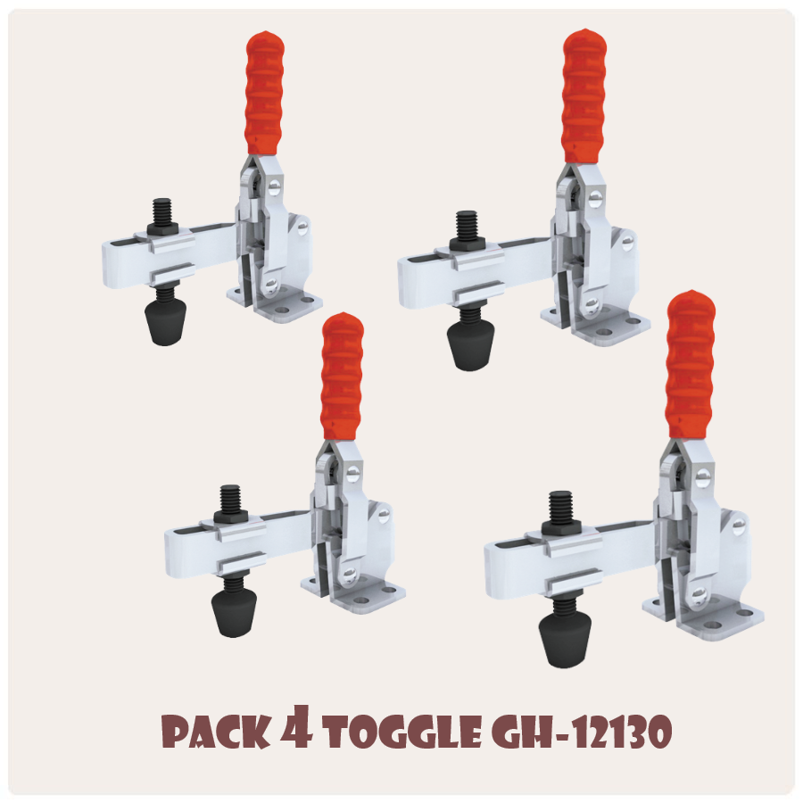 Pack 4 prensas Toggle GH-12130