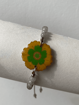 🌻 Pulsera “Flor Vintage”