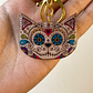🐱 Llavero Gatito Estilo Calavera - Miniatura 2
