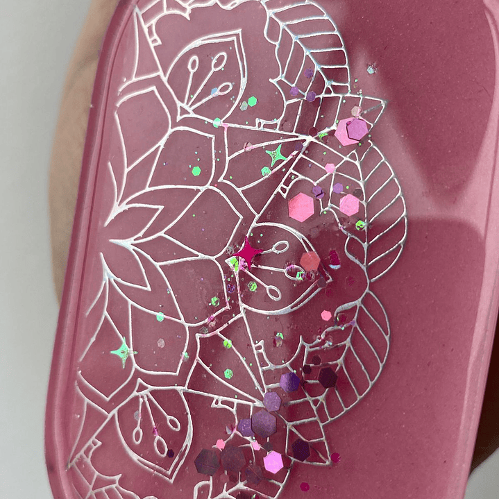 ✨ Llavero Mandala Floral Rosa ✨ 2