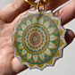 💛 Llavero Mandala Sol Dorado 💛 - Miniatura 1