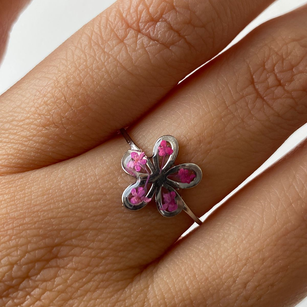 Anillo “Flor Fucsia” 🌸✨ 1