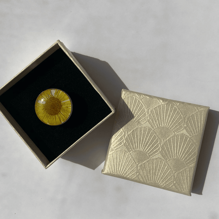 🟡 Anillo “Mariposa en Amarillo” 3