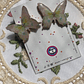 Aretes Mariposa Acuarela en Madera - Miniatura 3
