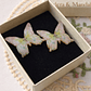 Aretes Mariposa Acuarela en Madera - Miniatura 1
