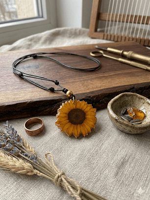 Collar “Sol de Girasol”