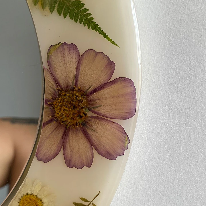 ✨ Espejo Encanto Floral -- Peso 892 Gramos 5