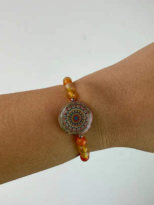 Pulsera Mandala Vitalidad | Elastica 16 cm