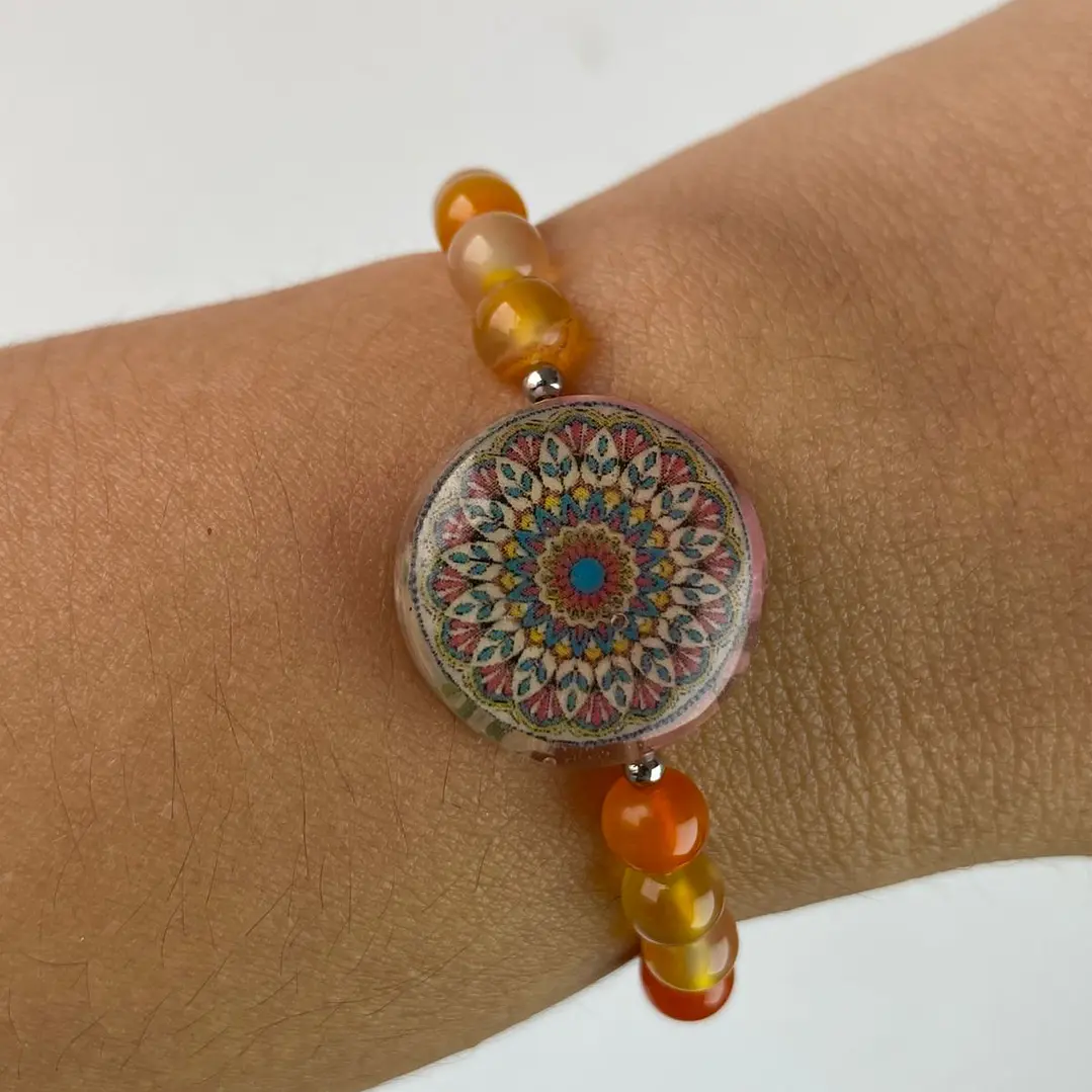 Pulsera Mandala Vitalidad | Elastica 16 cm 1