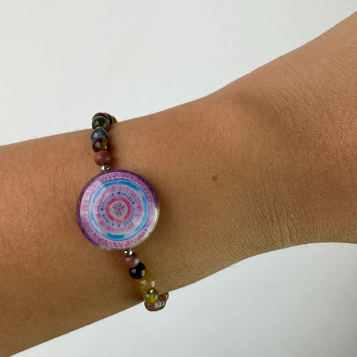 Pulsera Mandala Alquimia Natural | Elastica 17 cm 3