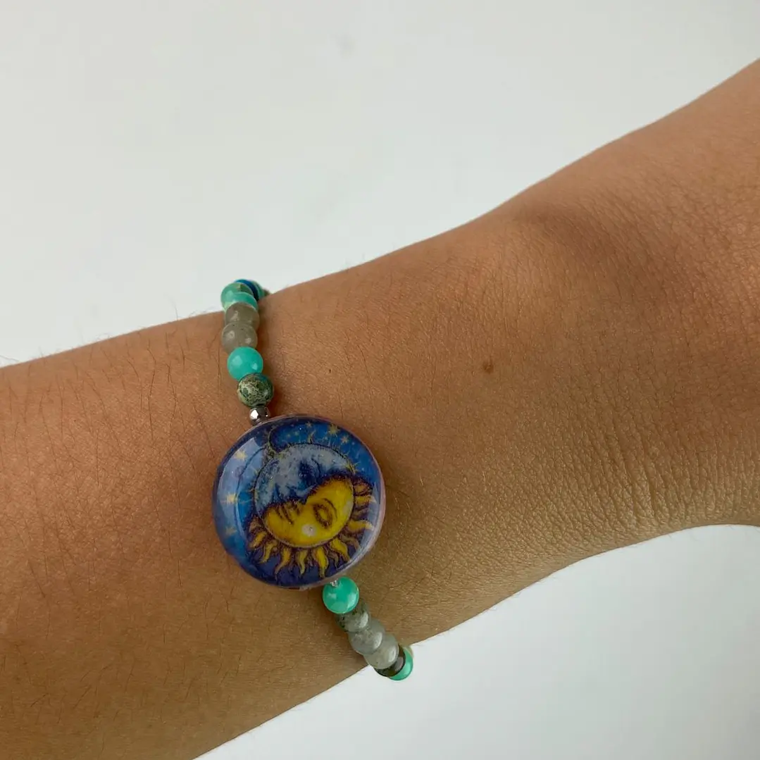 Pulsera Dualidad Celestial | Elastica 17 cm 3