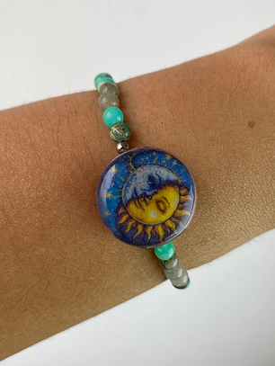 Pulsera Dualidad Celestial | Elastica 17 cm