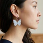 Aretes Mariposa Celeste - Miniatura 2