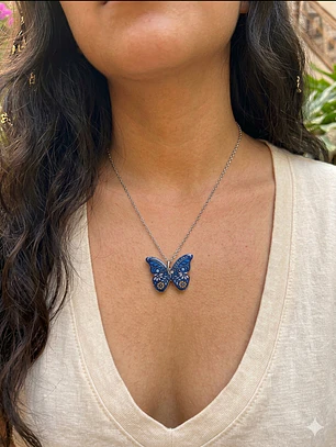 Collar Mariposa Nocturna