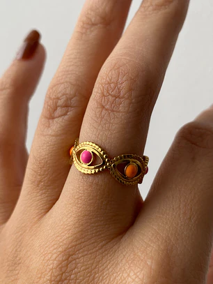 Anillo Ojos de Color