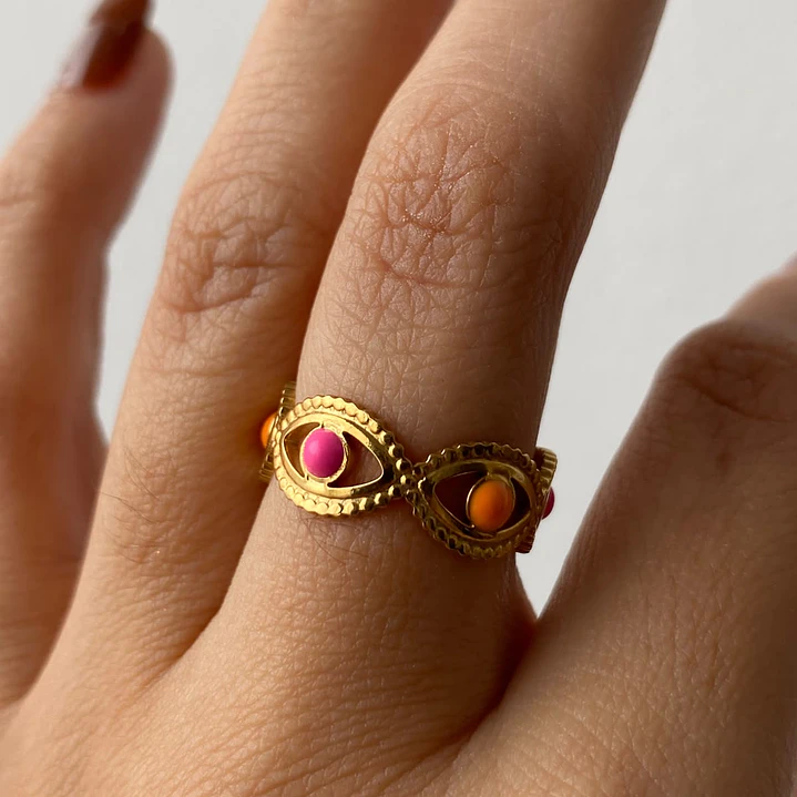 Anillo Ojos de Color 1
