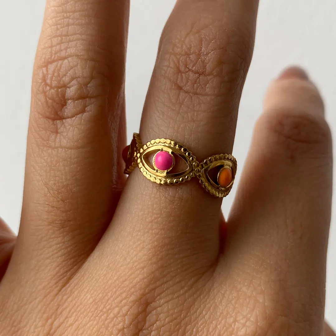 Anillo Ojos de Color 3