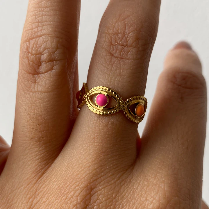Anillo Ojos de Color 3