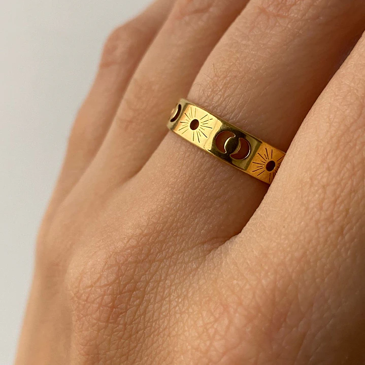 Anillo Eclipse Celestial Talla 6.5 1