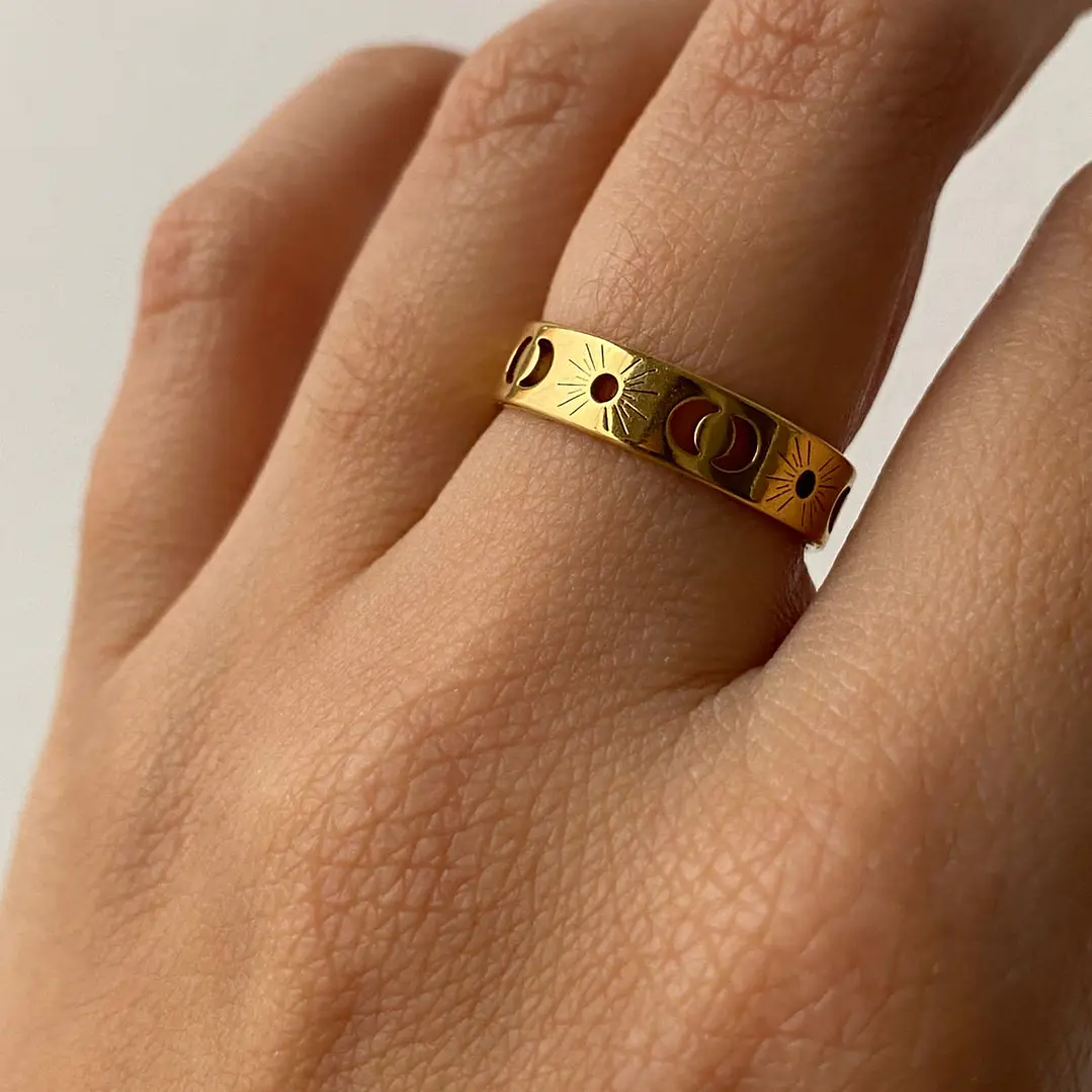 Anillo Eclipse Celestial Talla 6.5 3