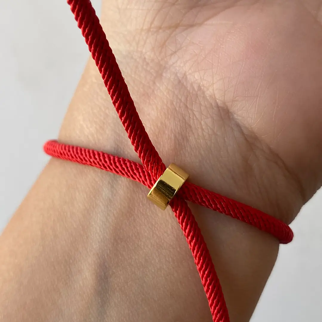 Pulsera Mandala Carmesí 2