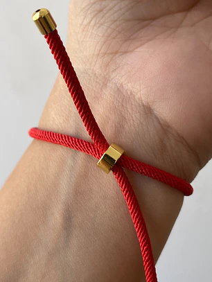 Pulsera Mandala Carmesí